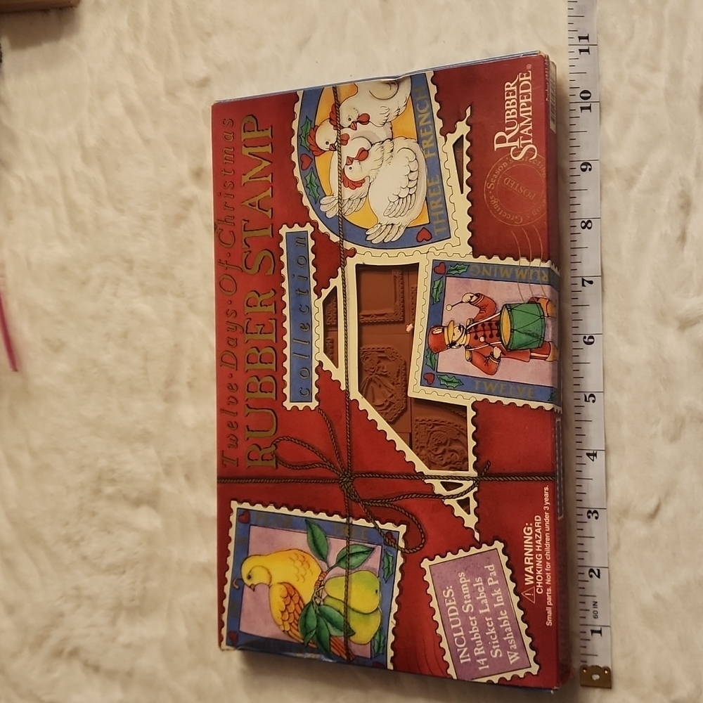 12 Days of Christmas Rubber Stamp Collection